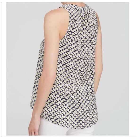 ✨Joie Silk Aruna Sz XS Tank Porcelain Sandstone Elephant Novelty Print✨ - Picture 3 of 12